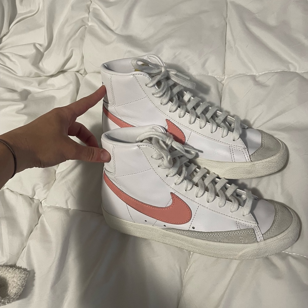 Pink Nike Blazers